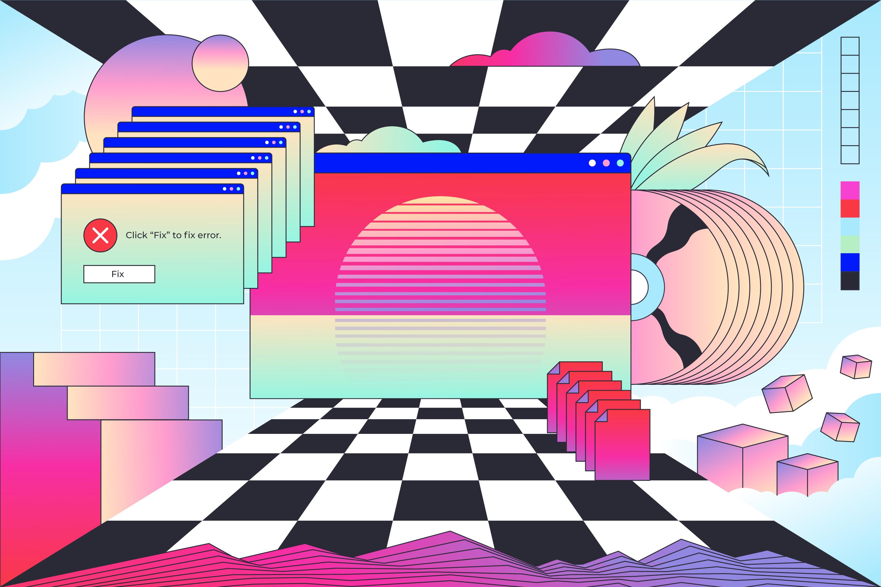 Vaporwave artwork